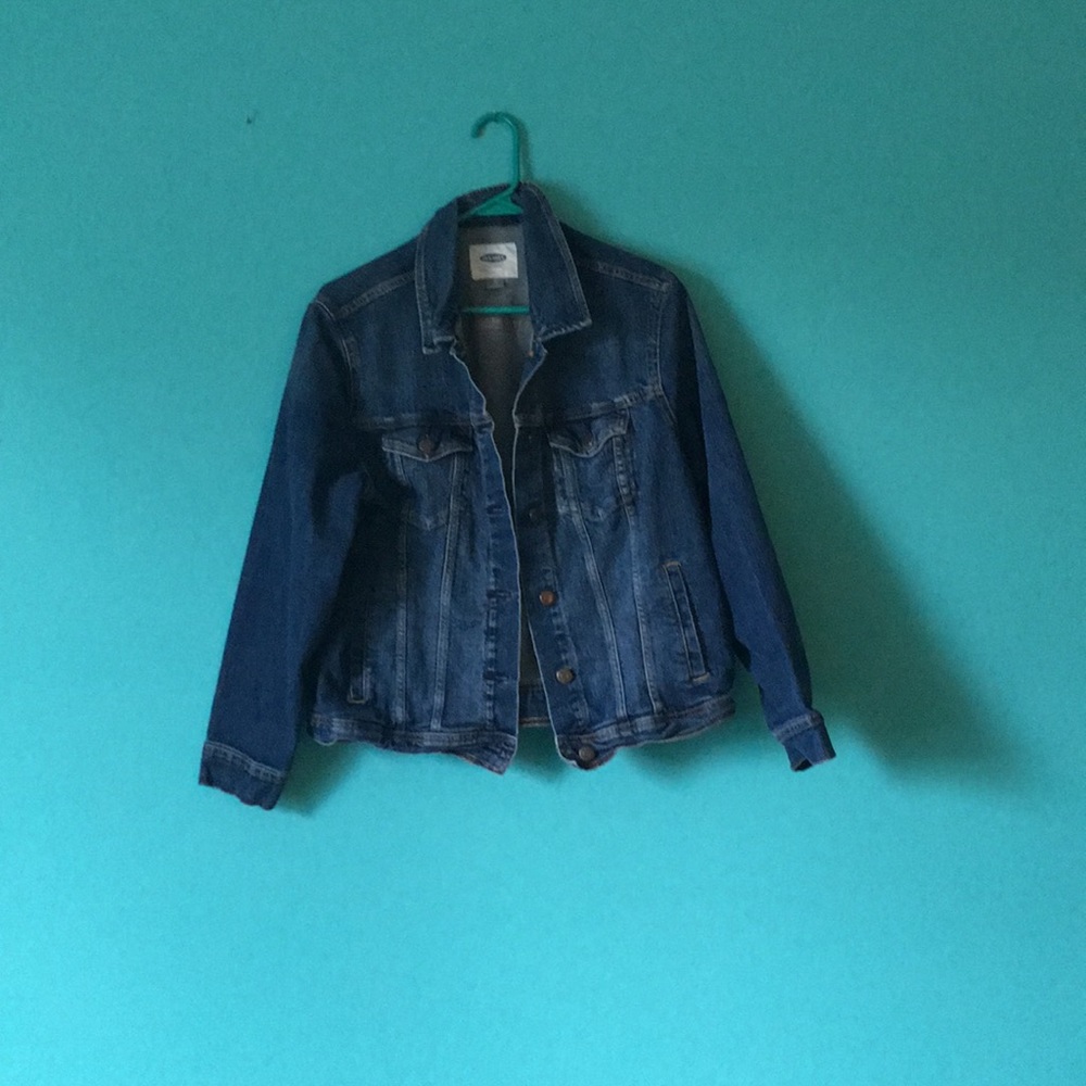 Dark wash denim jacket